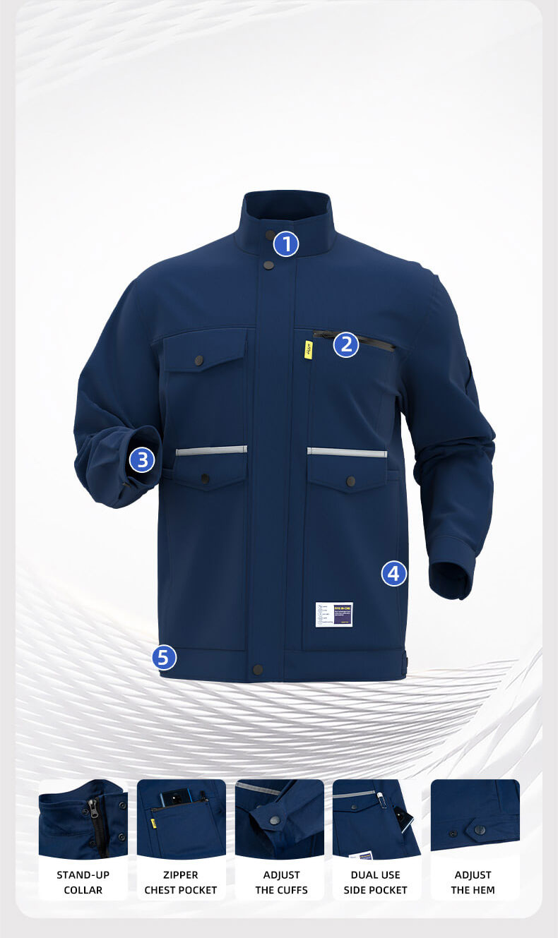 Electrician work clothes jacket worker clothing3