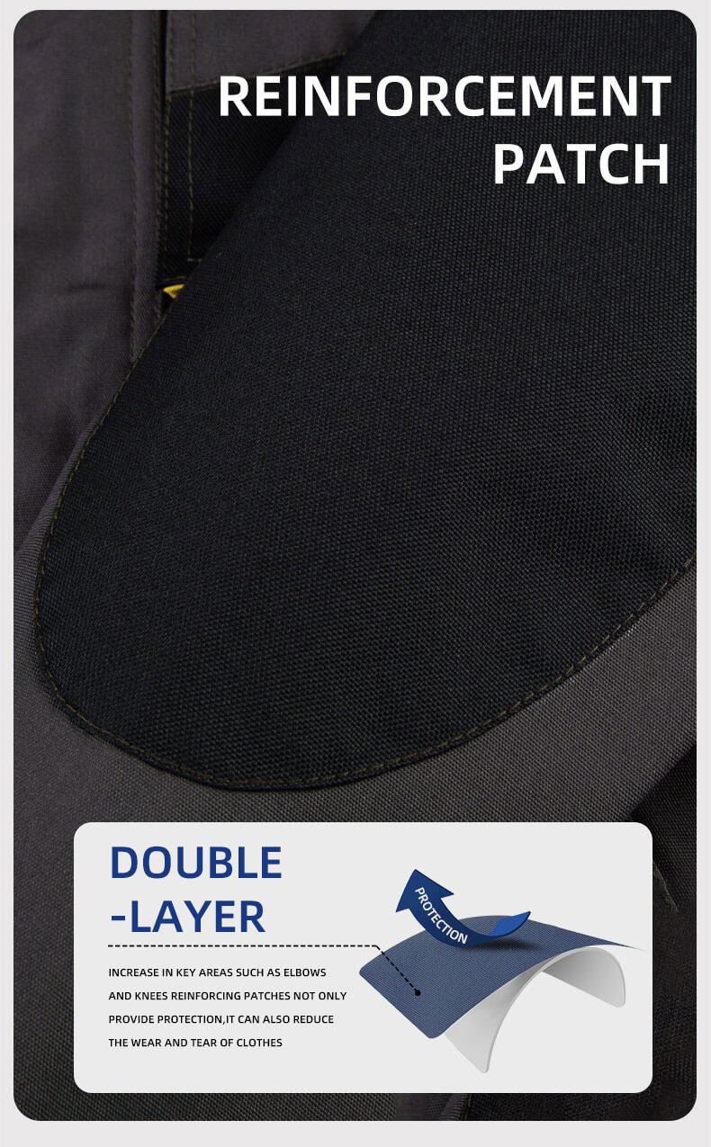 Jacket with logo mechanic logging maintenance workwear jacket men2