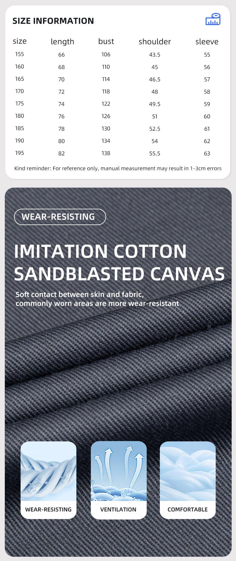 Wear-resistant work clothes jacket manufacturers factory workshop mechanics must1