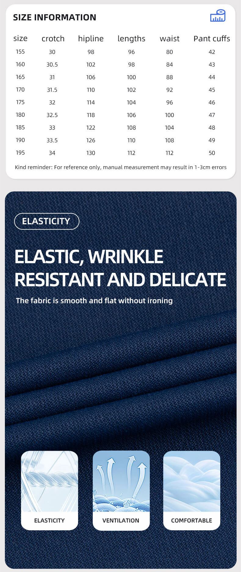 Electrician elastic work pants workers work pants1