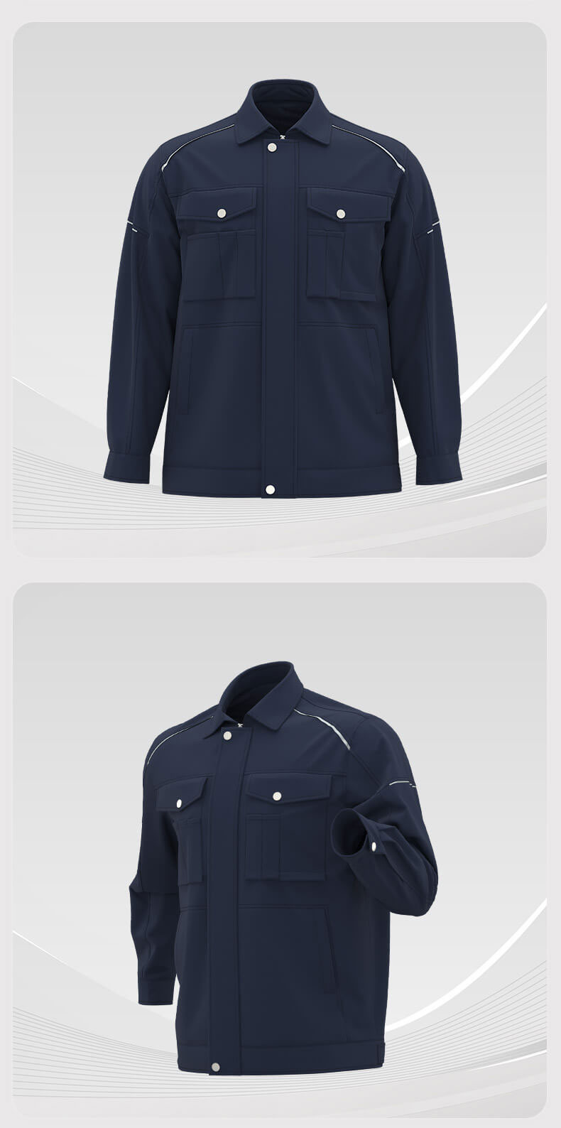 Construction maintenance work clothes jacket men’s factory wholesale4