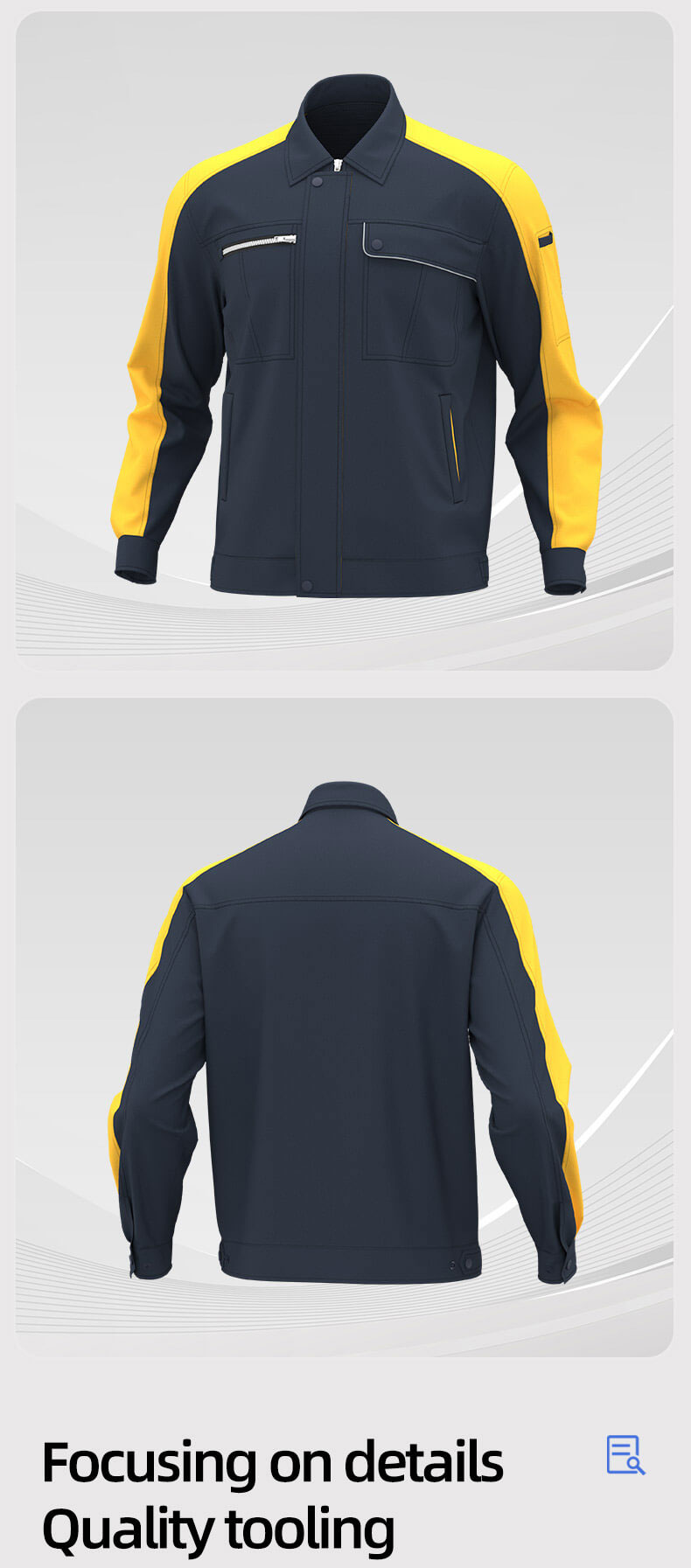 High-quality wear-resistant work clothes for men factory direct sales6