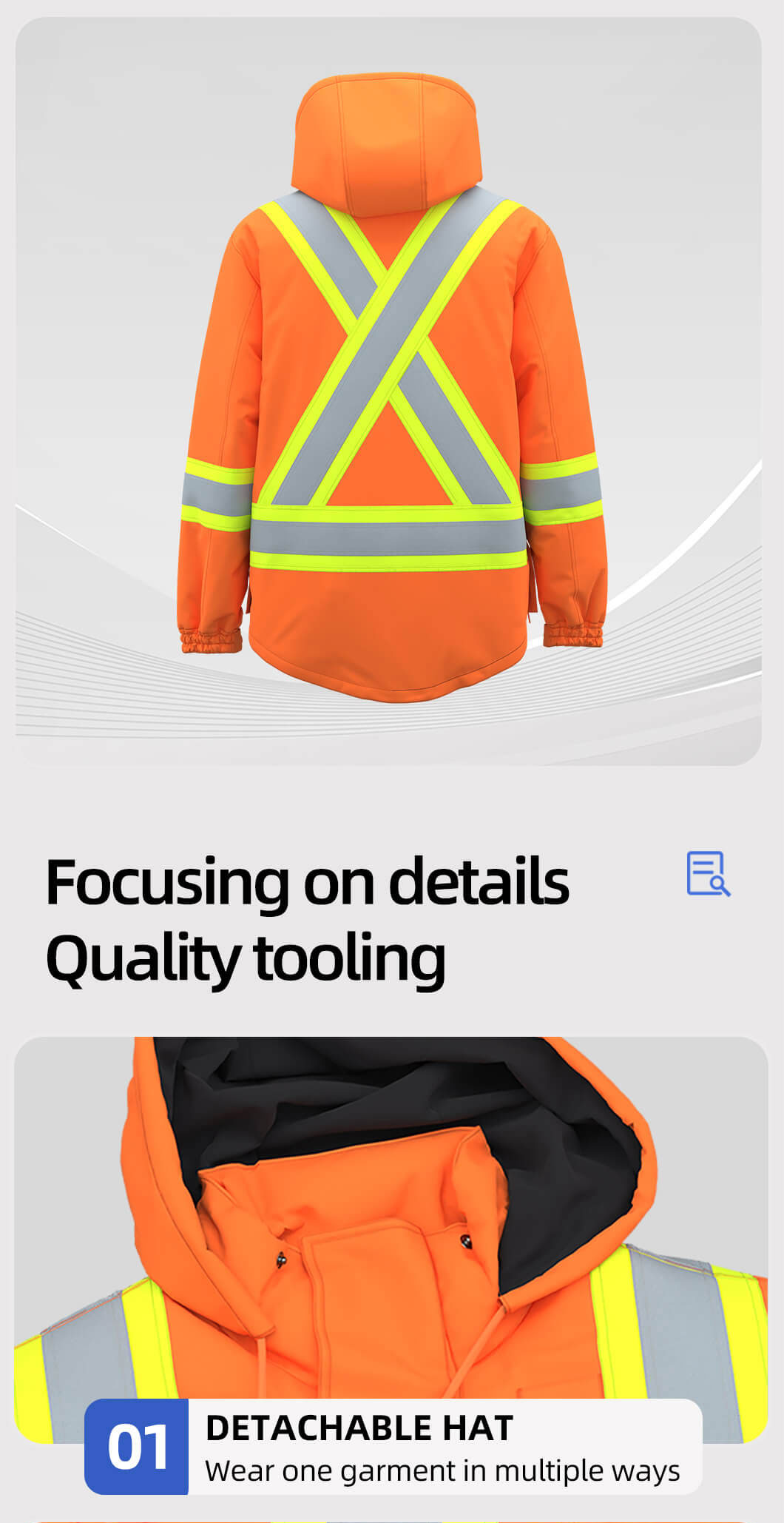 High-Visibility Reflective Winter Jacket6