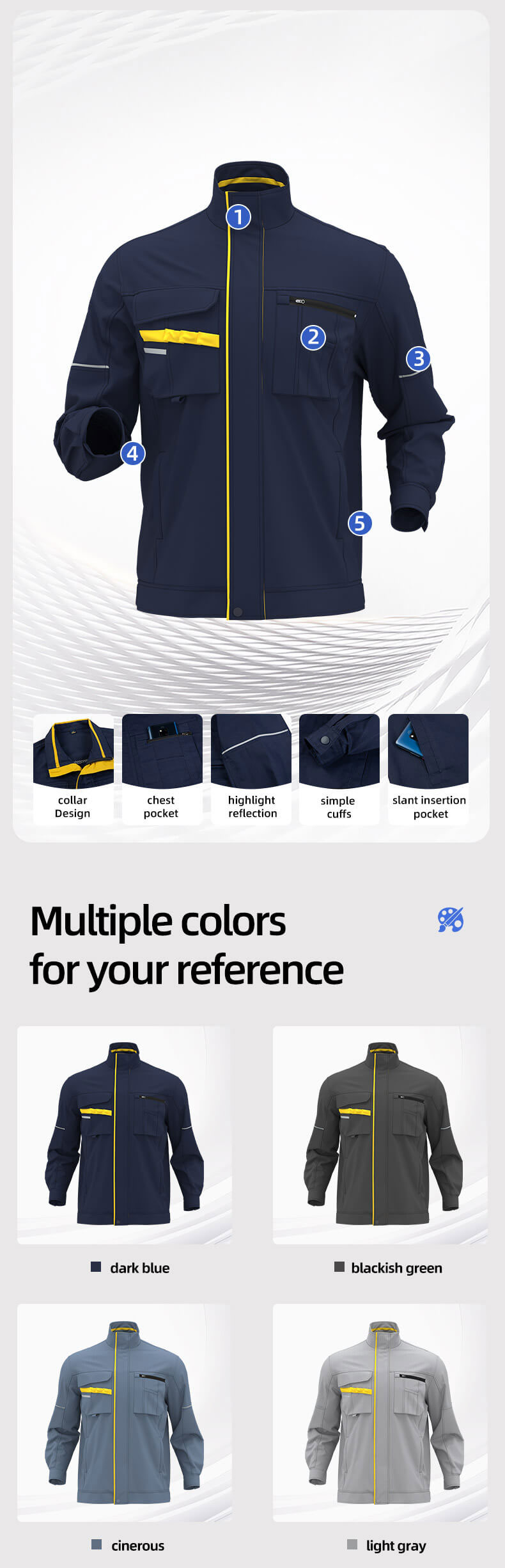 Maintenance Workshop Work Jackets3