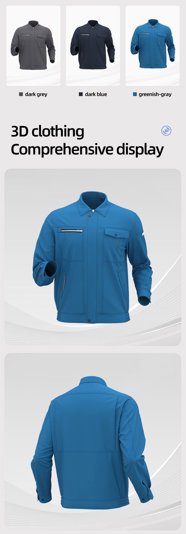 High-quality logistics and courier work jackets3