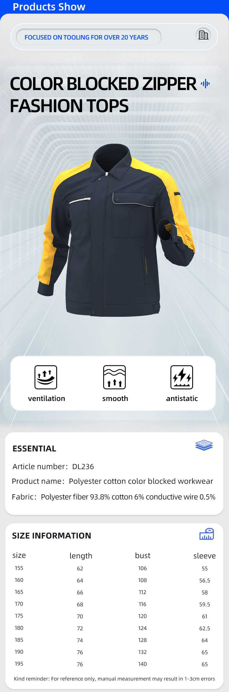 High-quality wear-resistant work clothes for men factory direct sales