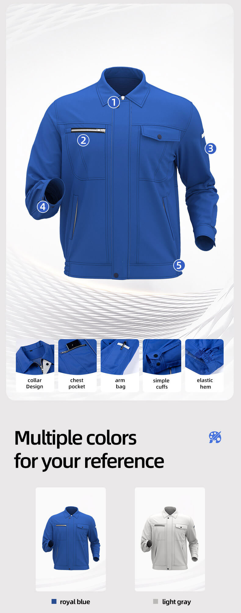 High-quality logistics and courier work jackets2