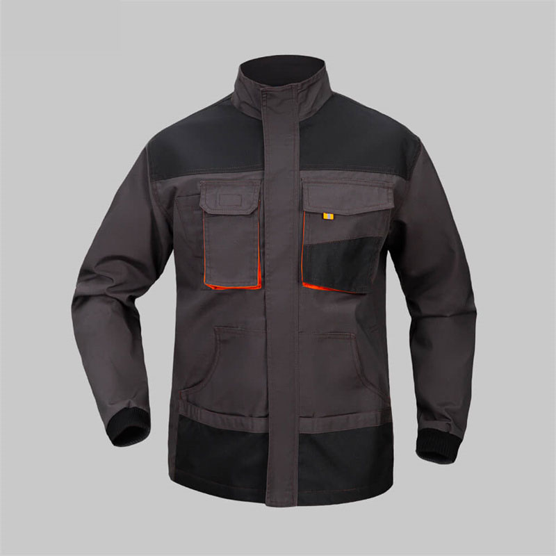 Jacket with logo mechanic logging maintenance workwear jacket men