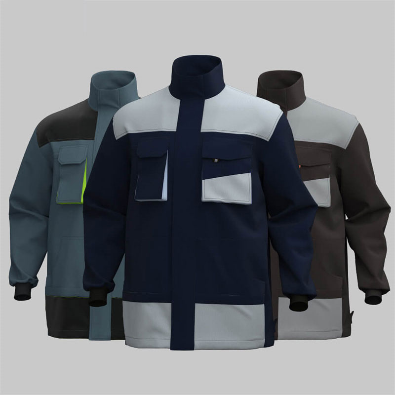 Multi-pocket wear-resistant work jacket China factory wholesale