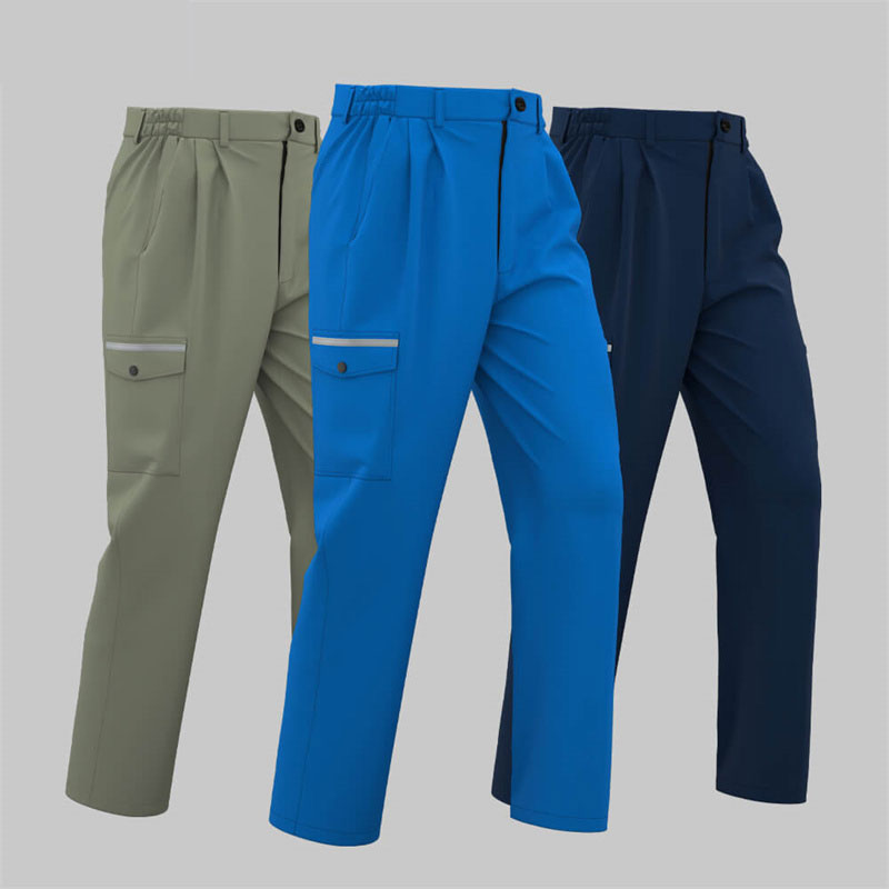 Electrician elastic work pants workers work pants