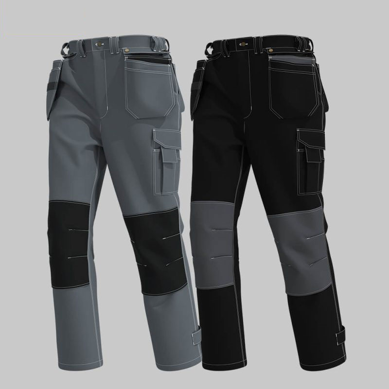 Heavy beaded canvas wear-resistant ripstop cargo pants