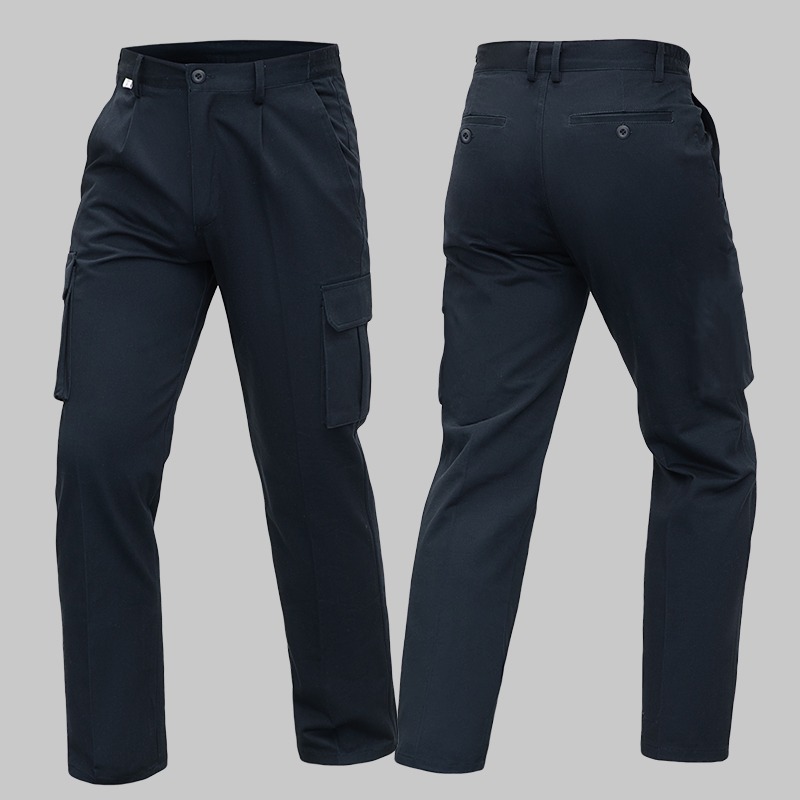 High-quality cotton six-pocket work pants