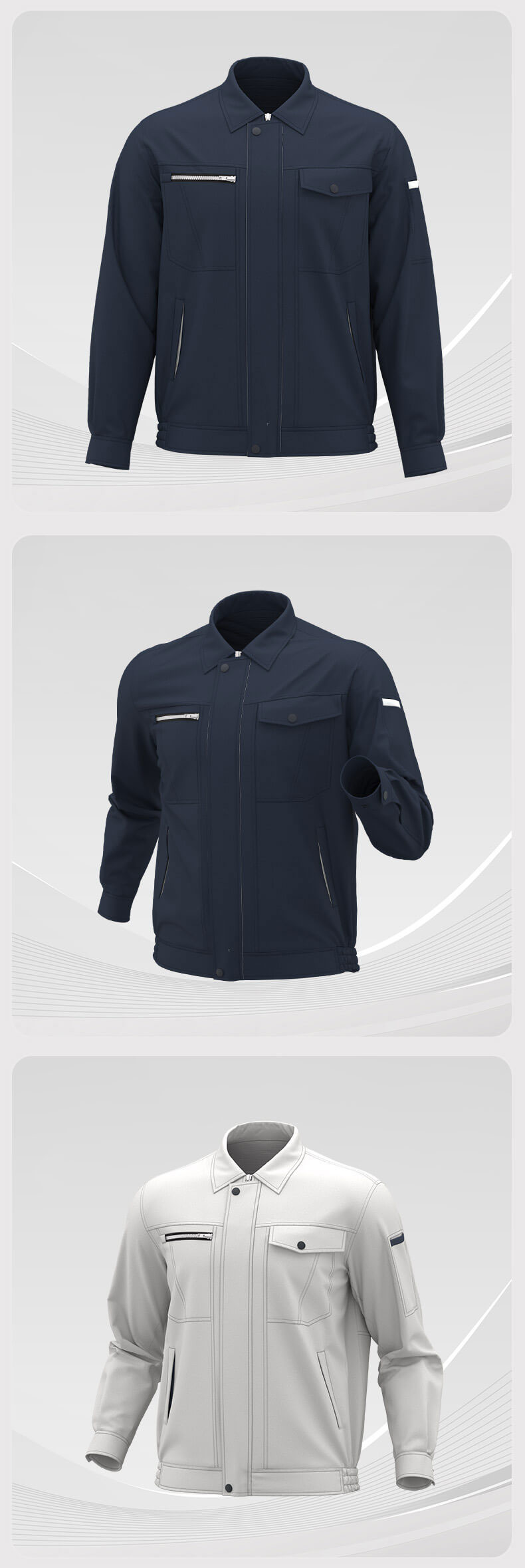 High-quality logistics and courier work jackets4