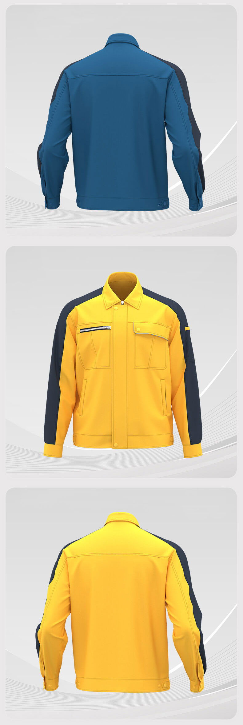High-quality wear-resistant work clothes for men factory direct sales5