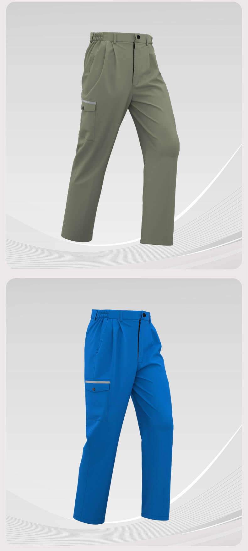 Electrician elastic work pants workers work pants5