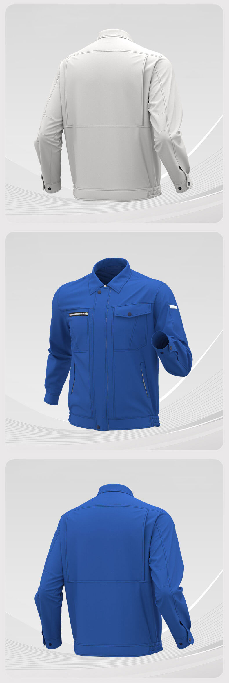 High-quality logistics and courier work jackets5