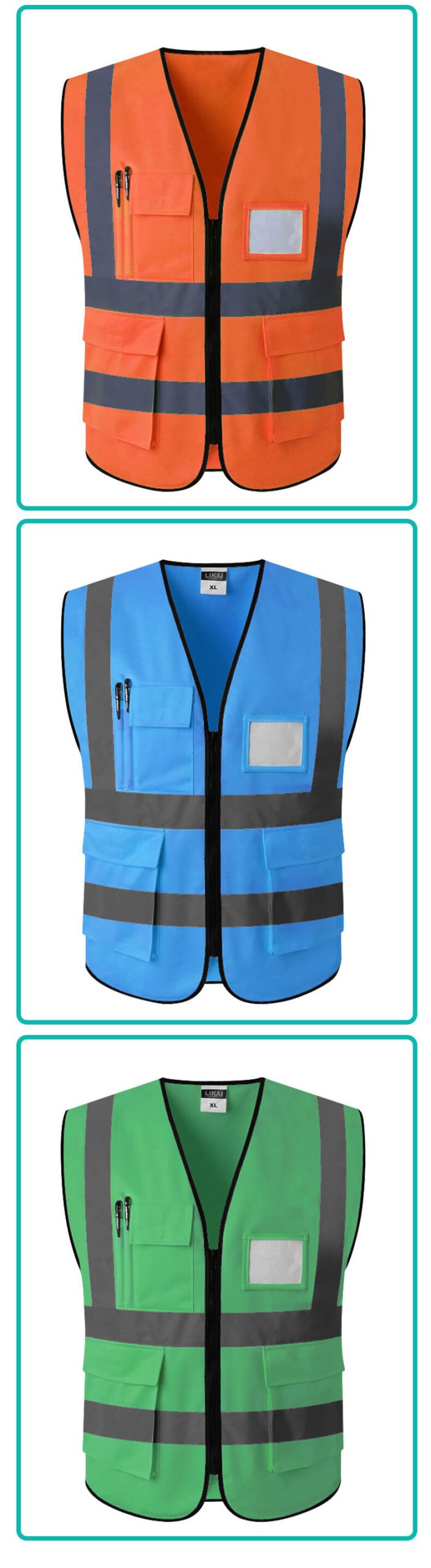 Multifunctional High Visibility Work Vest14