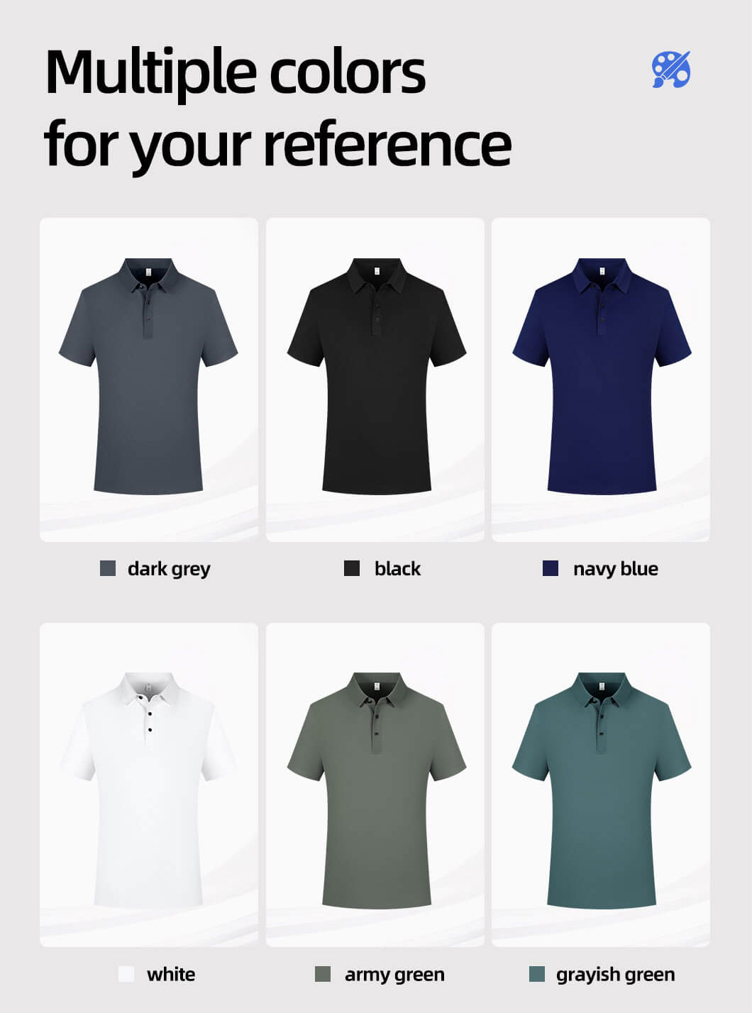 Seamless high-elastic workwear POLO shirt3