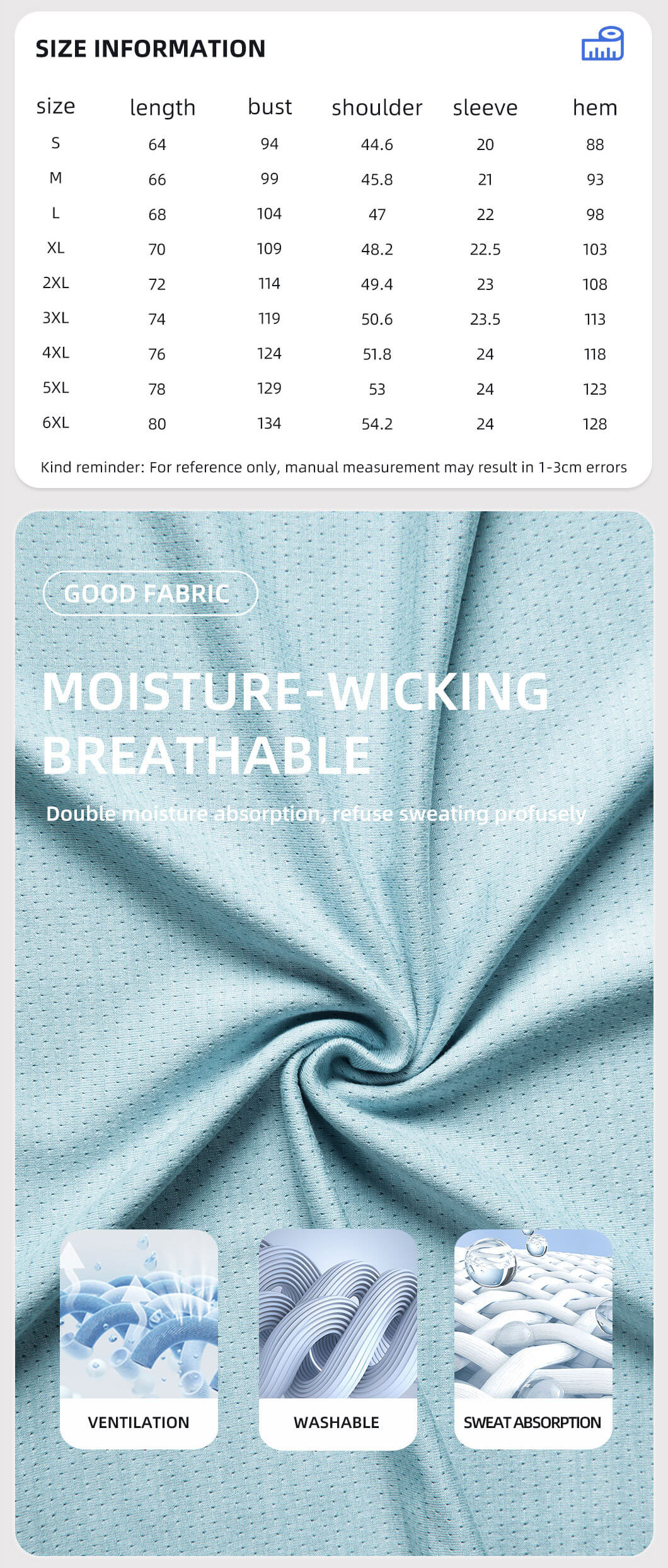 High-visibility crew neck short-sleeved workwear T-shirt1