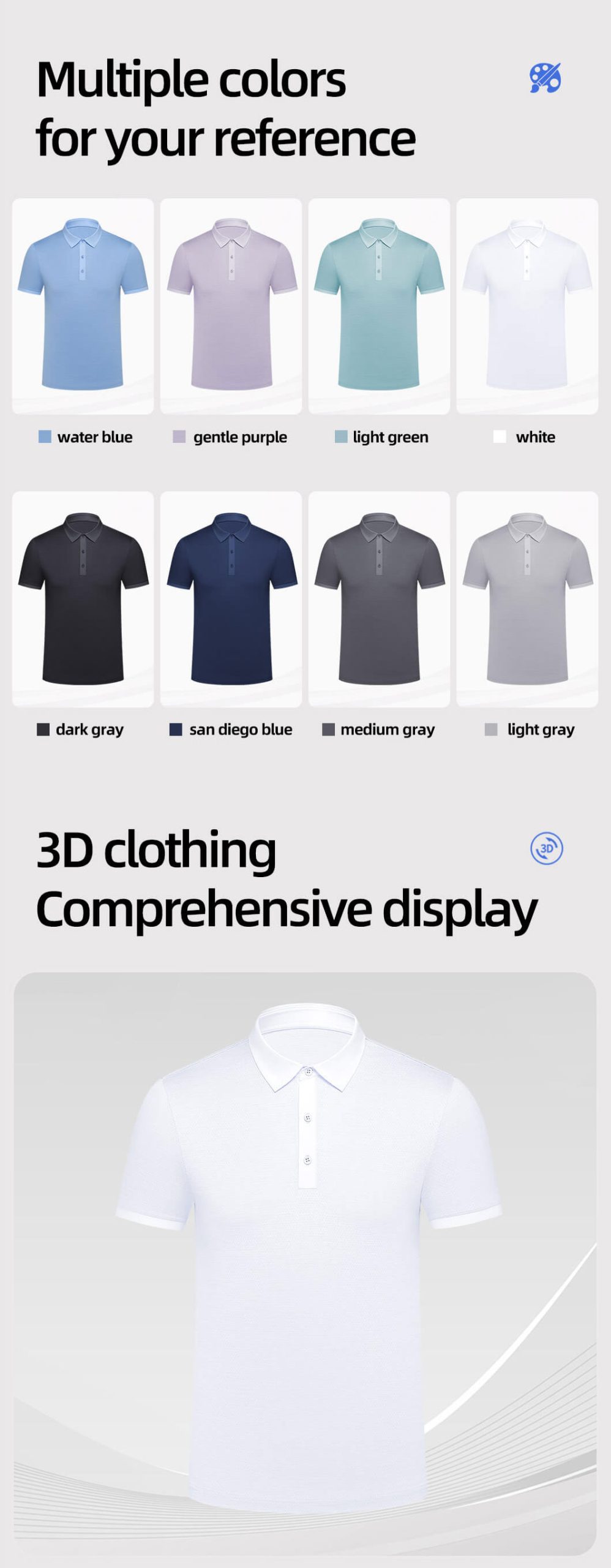 Quick-drying breathable short-sleeved work T-shirt3