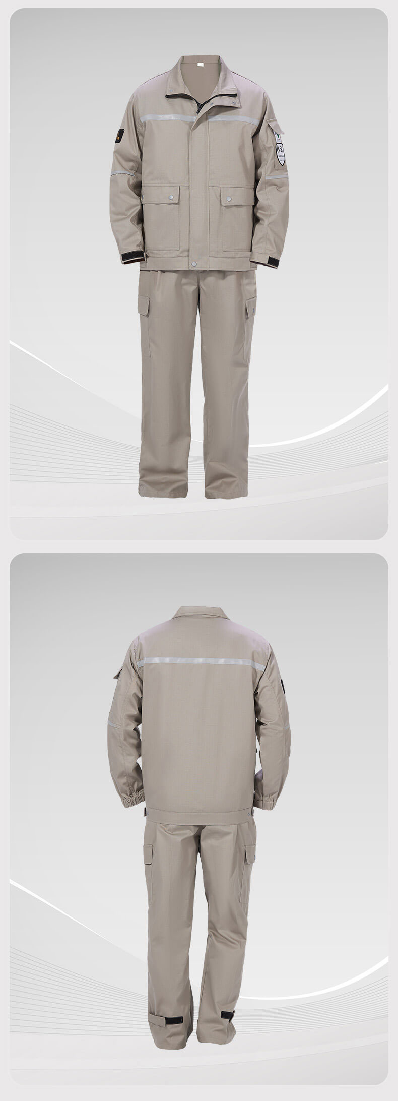 High visibility Flame Retardant Antistatic Protective Clothing7