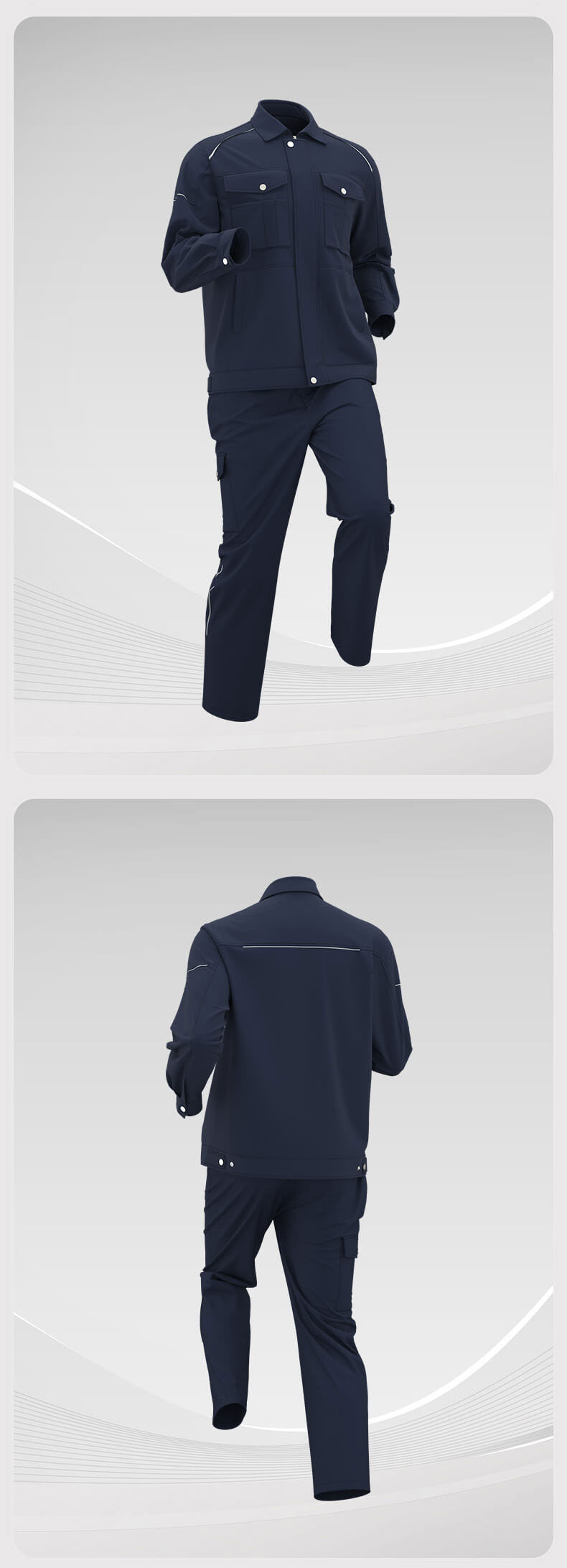 Wall construction site workshop work clothes company uniforms5