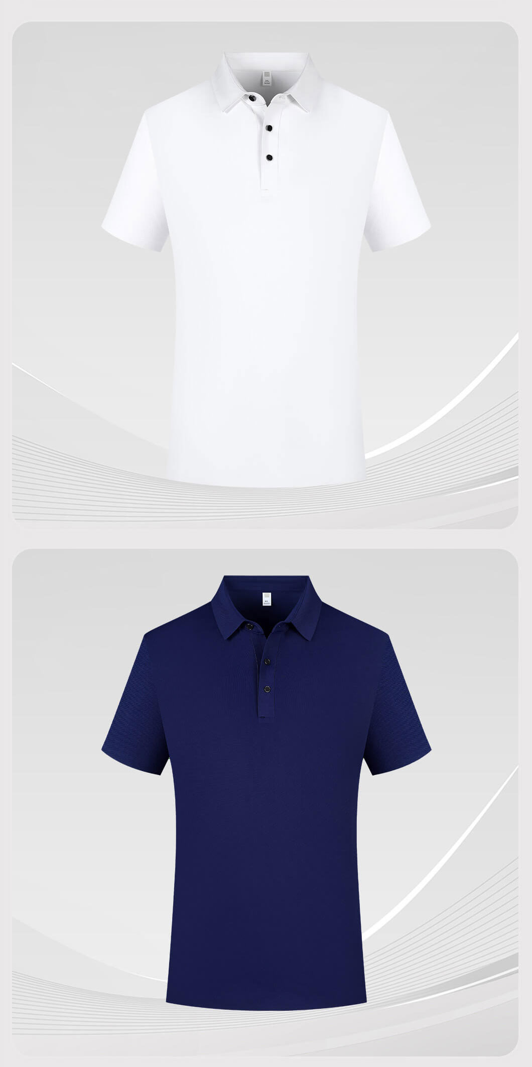 Seamless high-elastic workwear POLO shirt5
