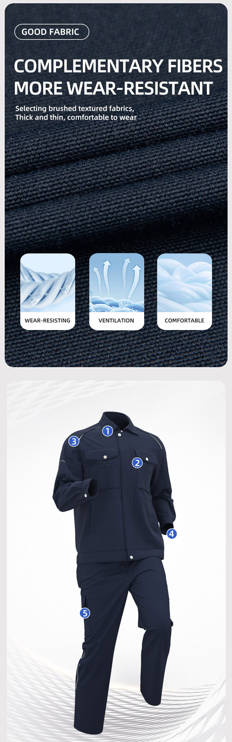 Wall construction site workshop work clothes company uniforms2