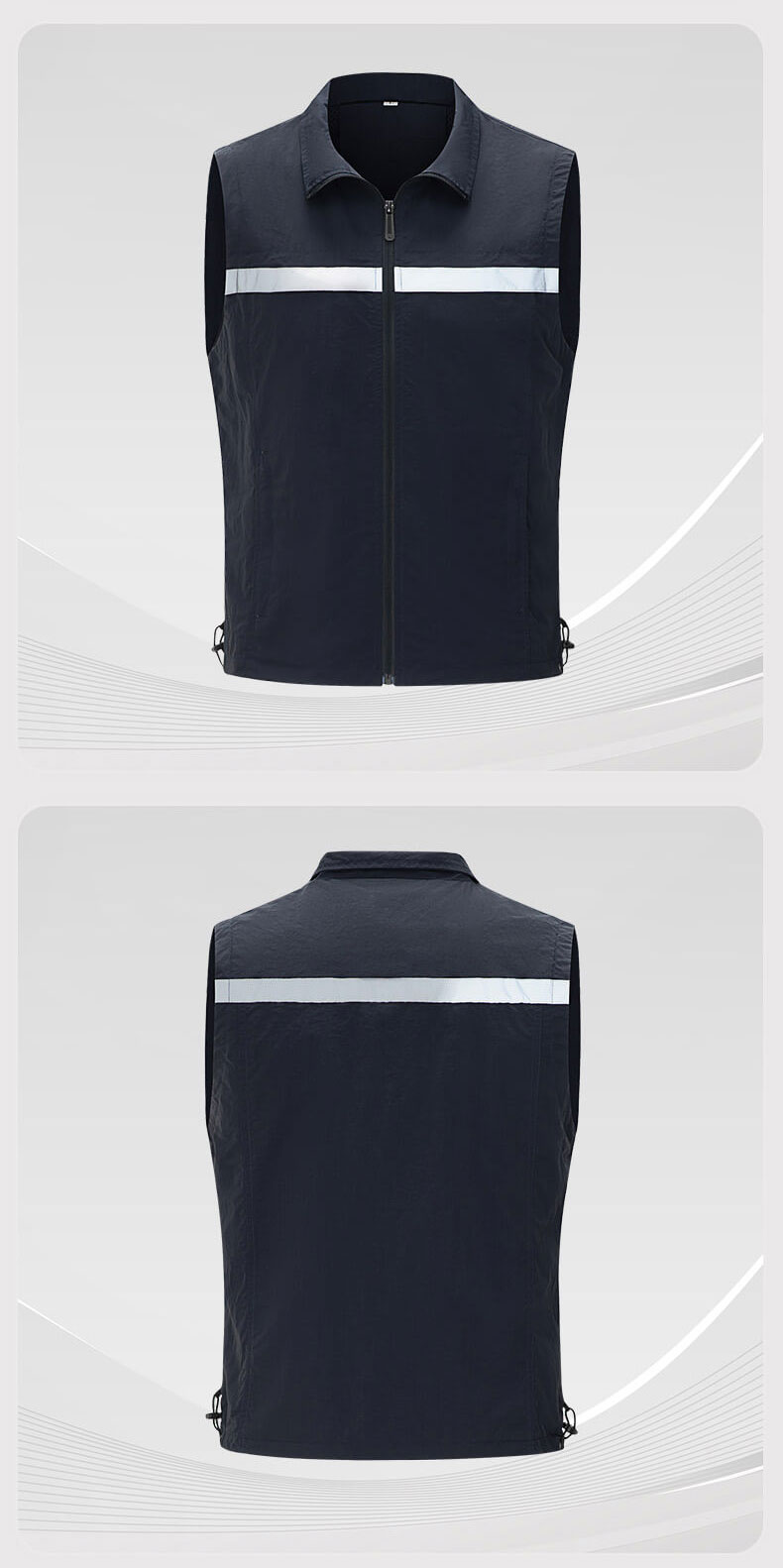 High visibility waterproof work vest5