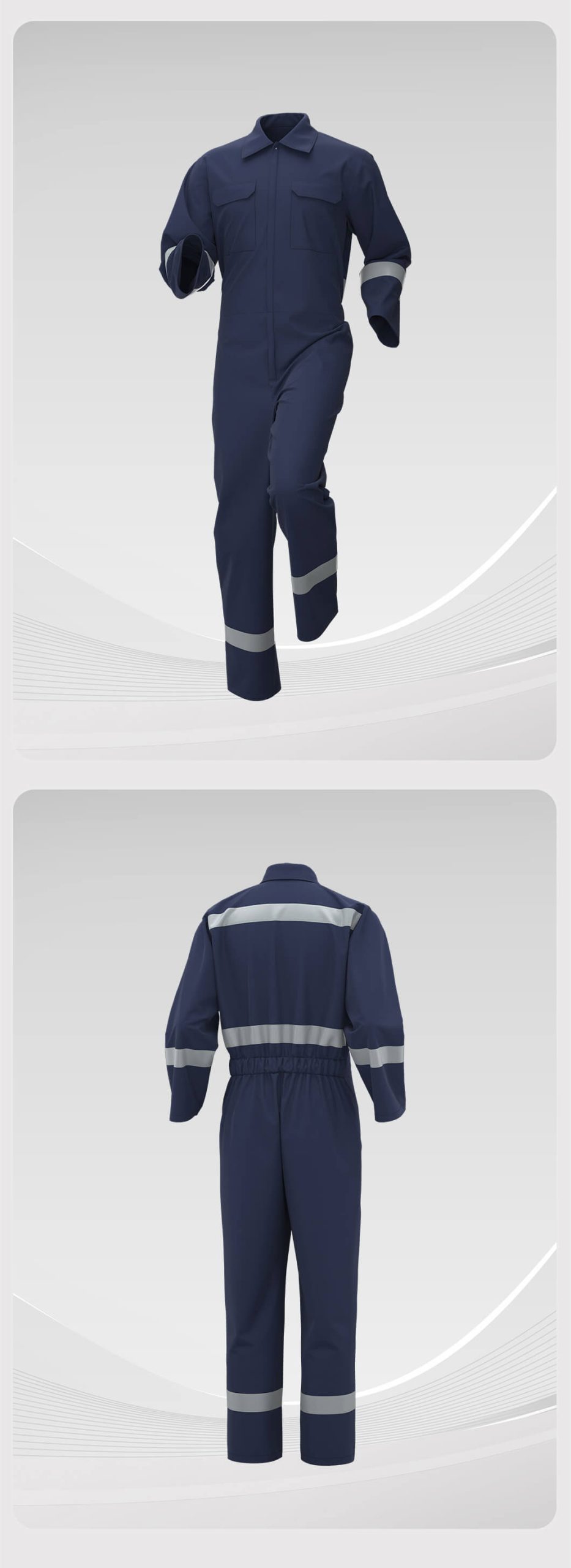 Spring and Autumn High Visibility Coveralls10