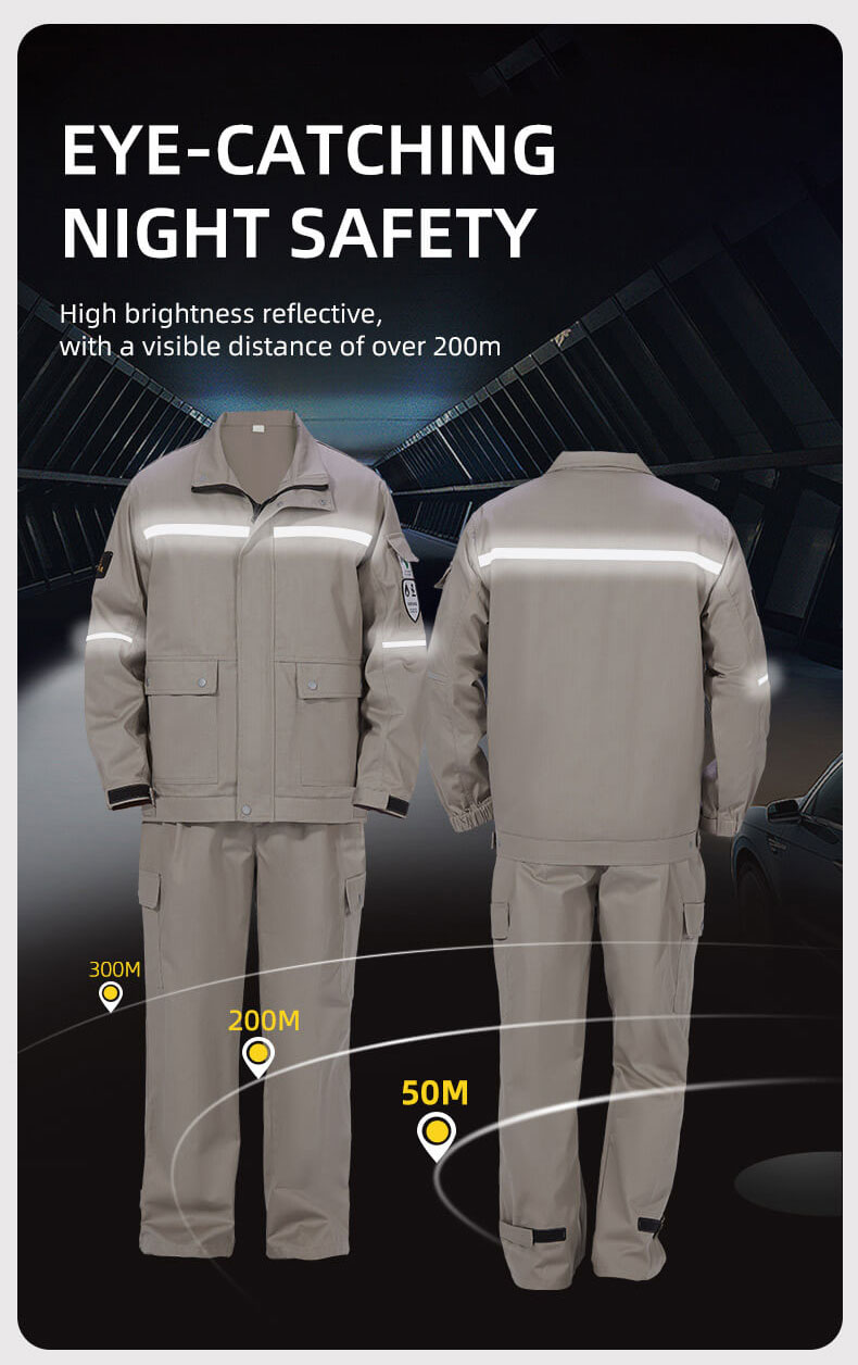 High visibility Flame Retardant Antistatic Protective Clothing4