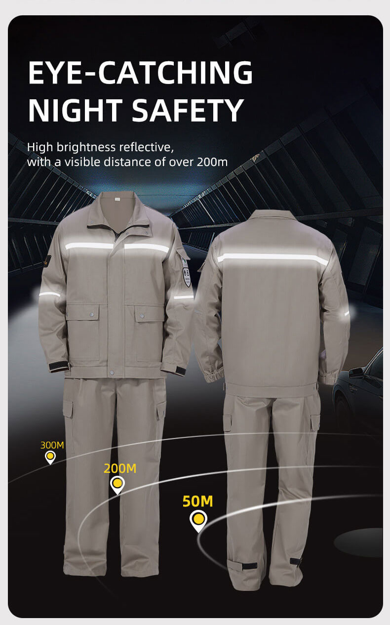 High visibility Flame Retardant Antistatic Protective Clothing4