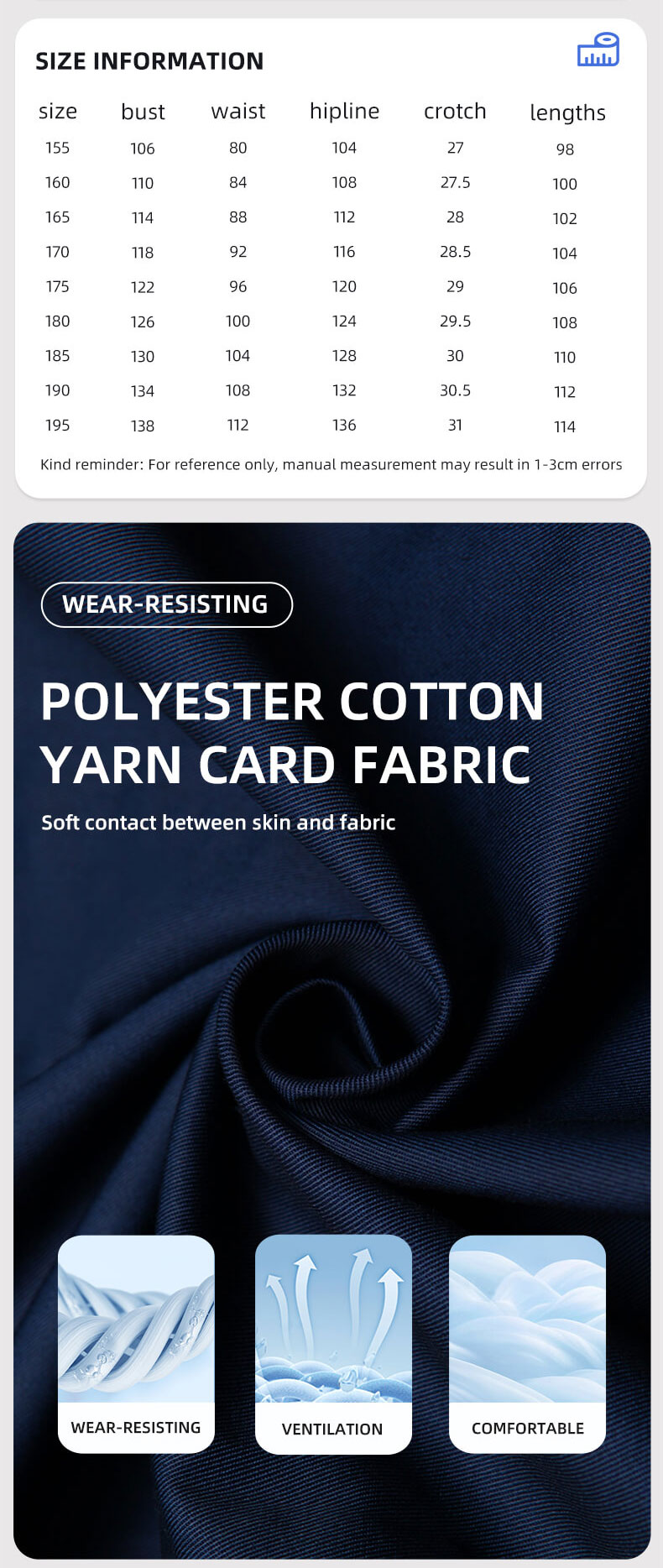 Polyester-cotton stand-up collar coveralls5