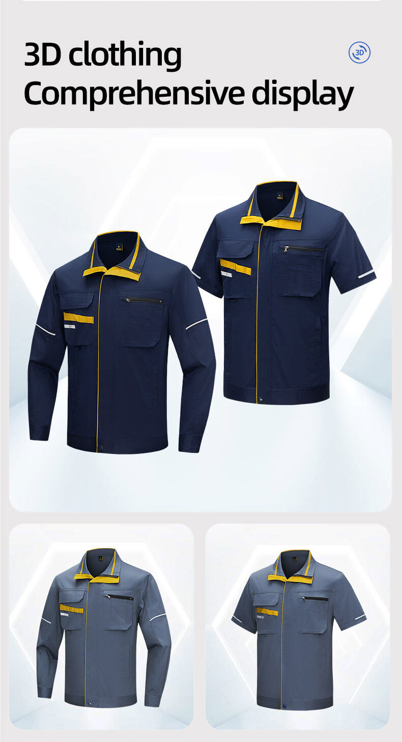 Summer wear-resistant breathable high-quality work clothes manufacturers supply5