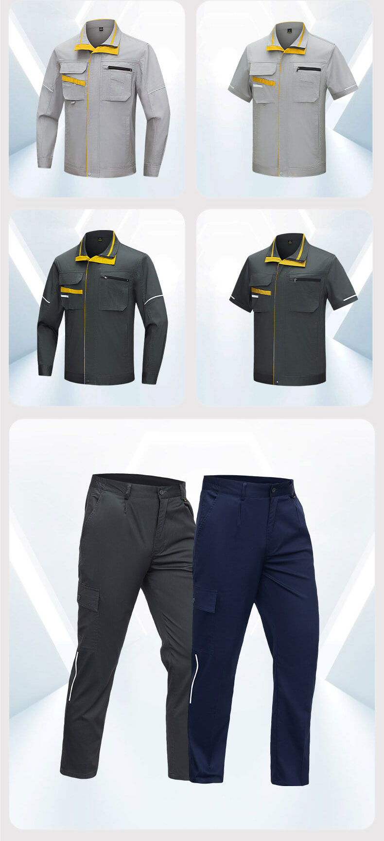 Summer wear-resistant breathable high-quality work clothes manufacturers supply6