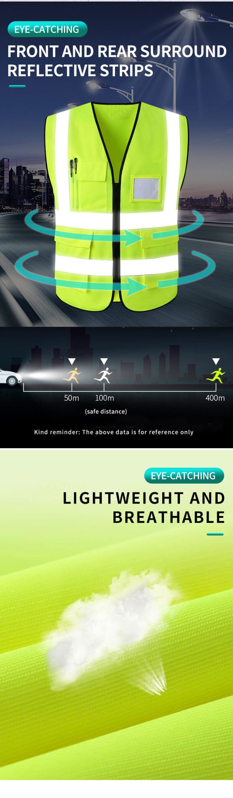 Multifunctional High Visibility Work Vest9