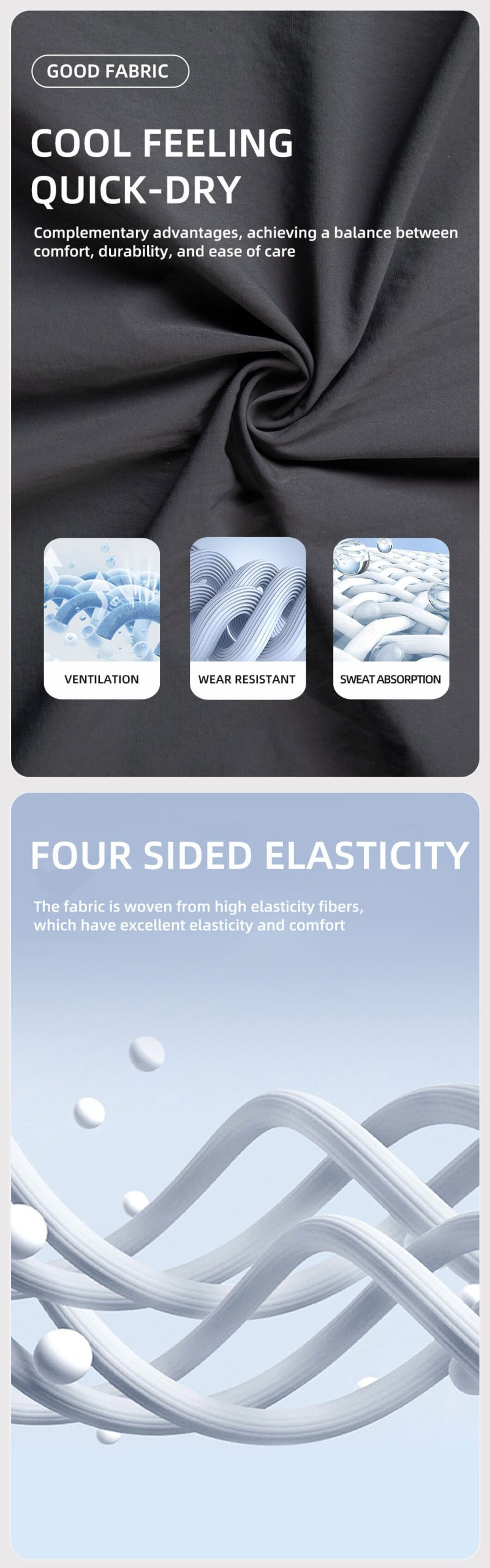 High-visibility workwear T-shirt (stretchy, quick-drying, moisture-wicking, breathable)1