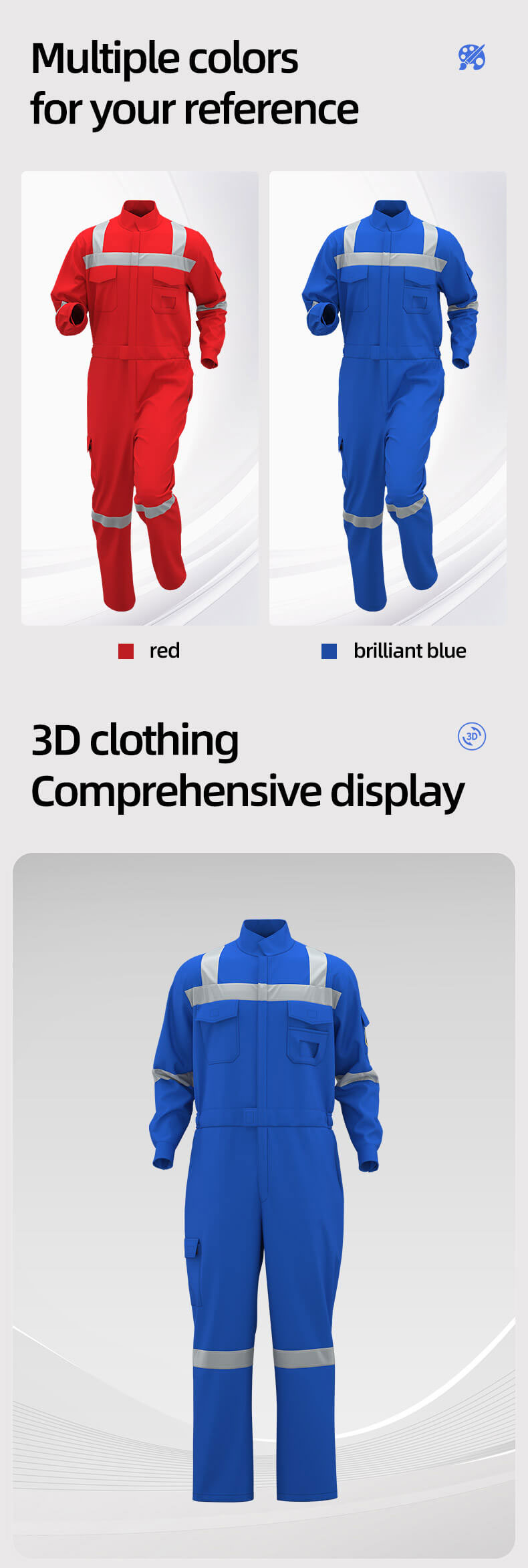 Pure Cotton Flame Retardant High-visibility Coveralls4