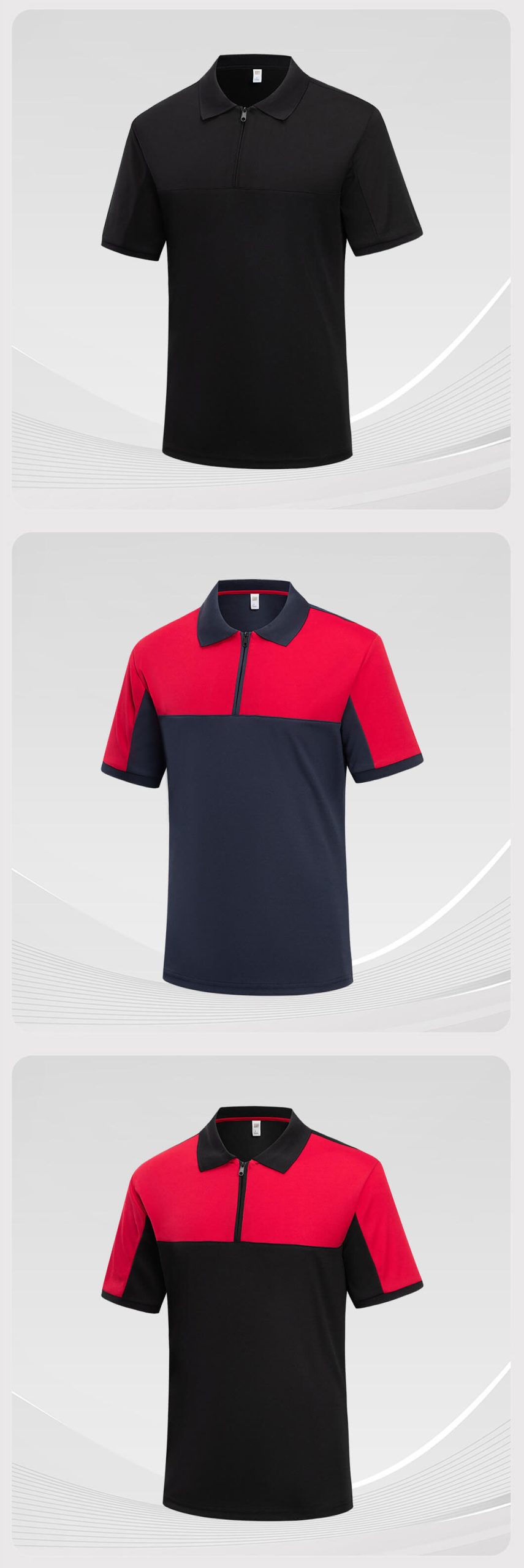 Quick-drying mesh work T-shirt5