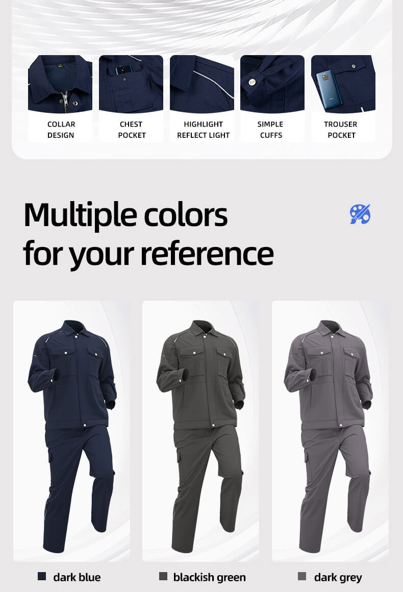 Wall construction site workshop work clothes company uniforms3