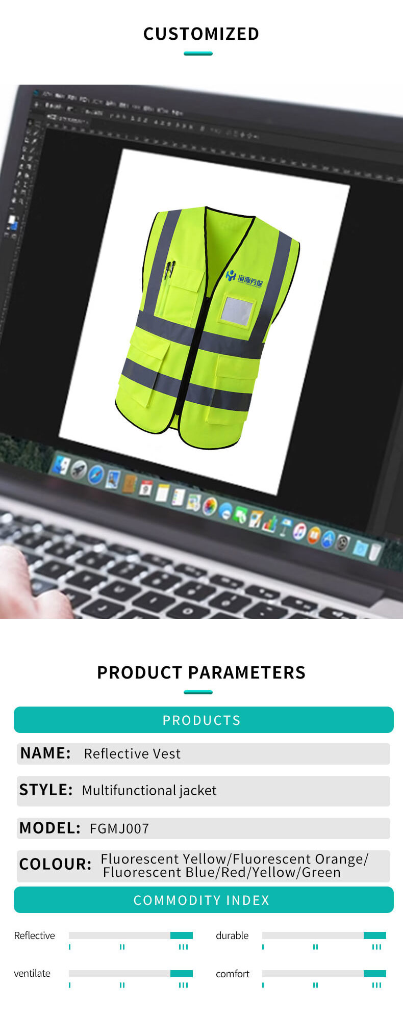 Multifunctional High Visibility Work Vest10