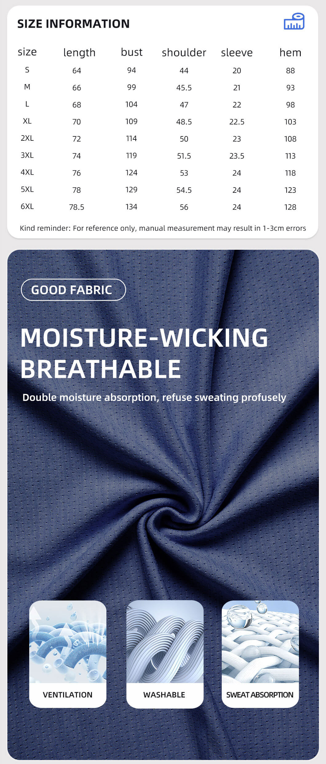 Quick-drying breathable short-sleeved work T-shirt1