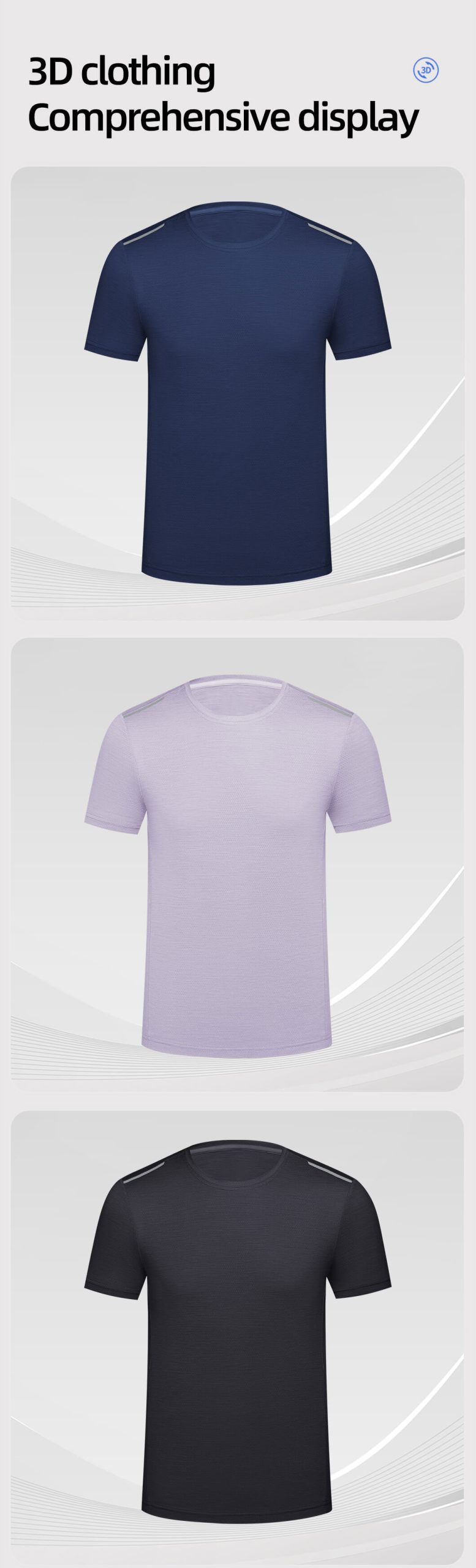 High-visibility crew neck short-sleeved workwear T-shirt4