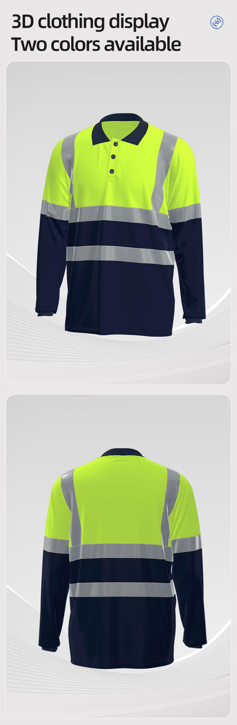 Summer Quick-Drying High-Visibility Short-Sleeved POLO Shirt5