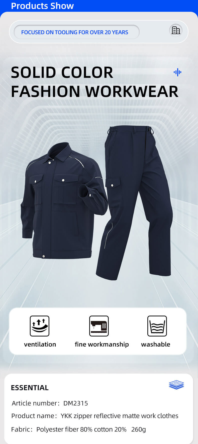 Wall construction site workshop work clothes company uniforms