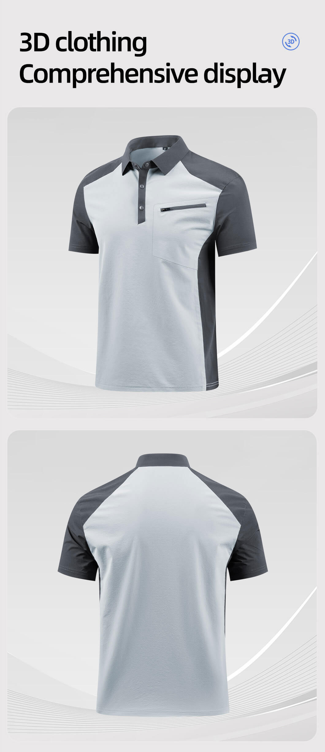 High-end quick-drying workwear T-shirt4