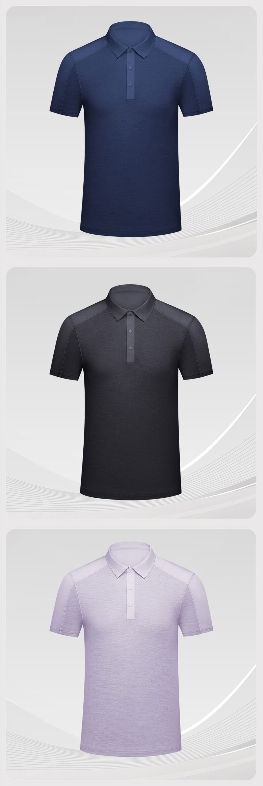 Quick-drying sweat-wicking work POLO5