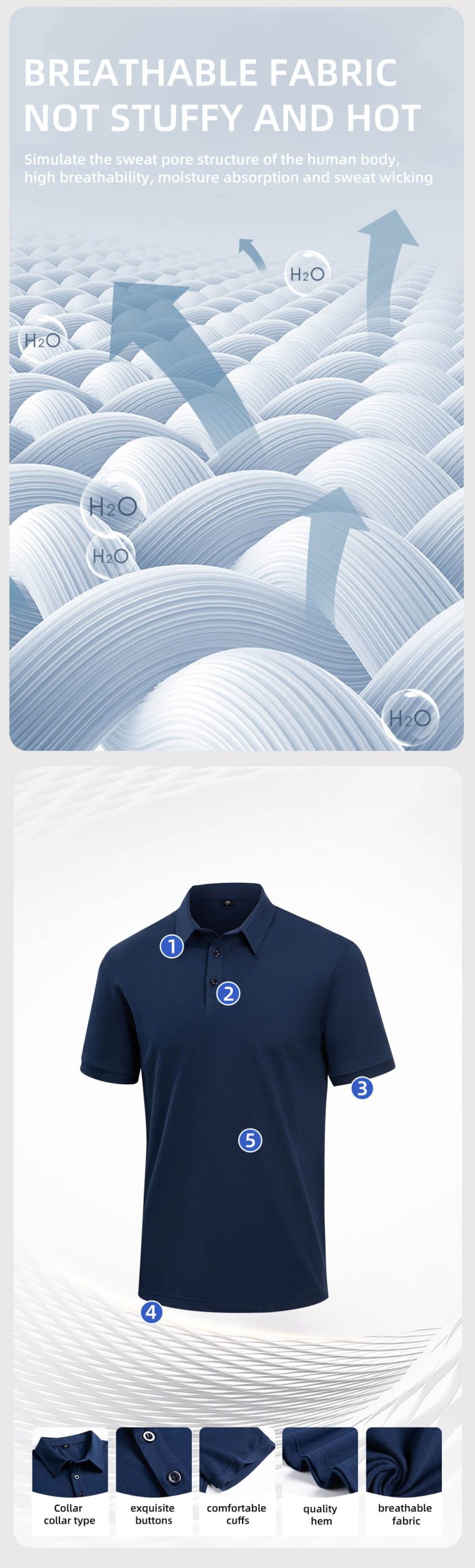 Breathable and wear-resistant workwear T-shirt2