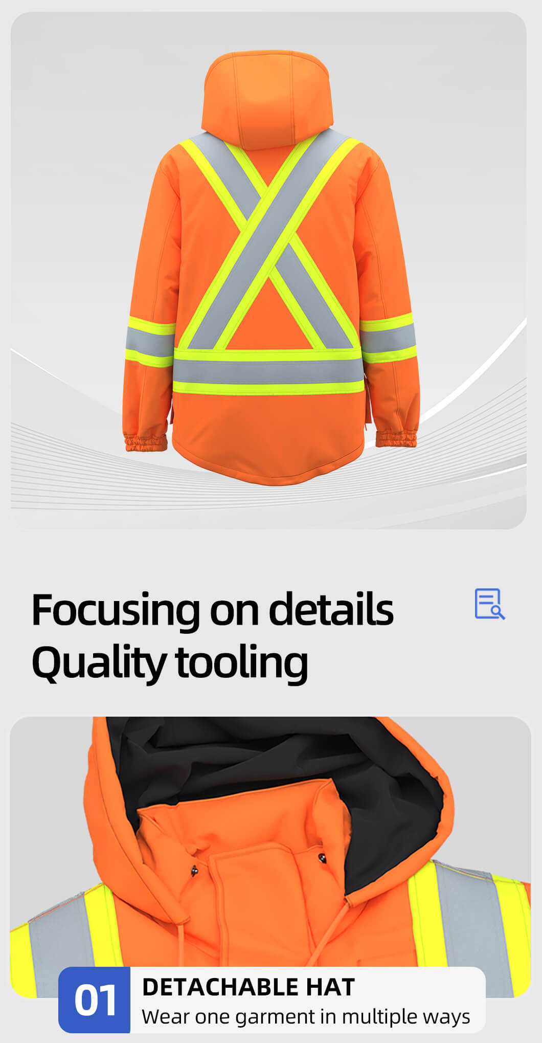 High-Visibility Reflective Winter Jacket6
