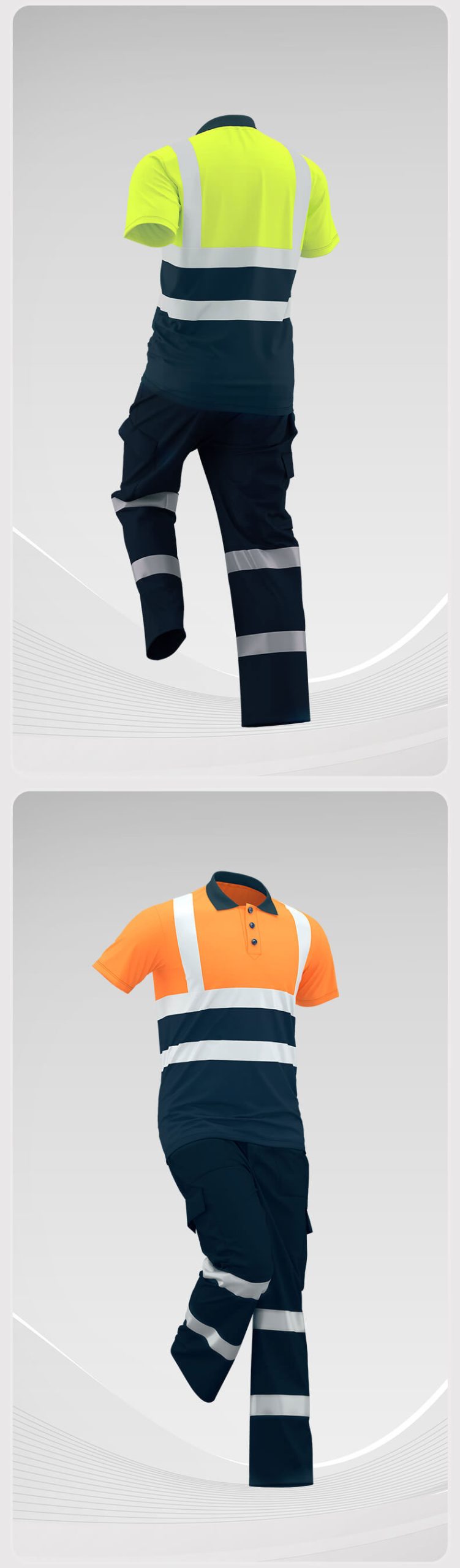 Summer quick-drying high-visibility polo shirt7